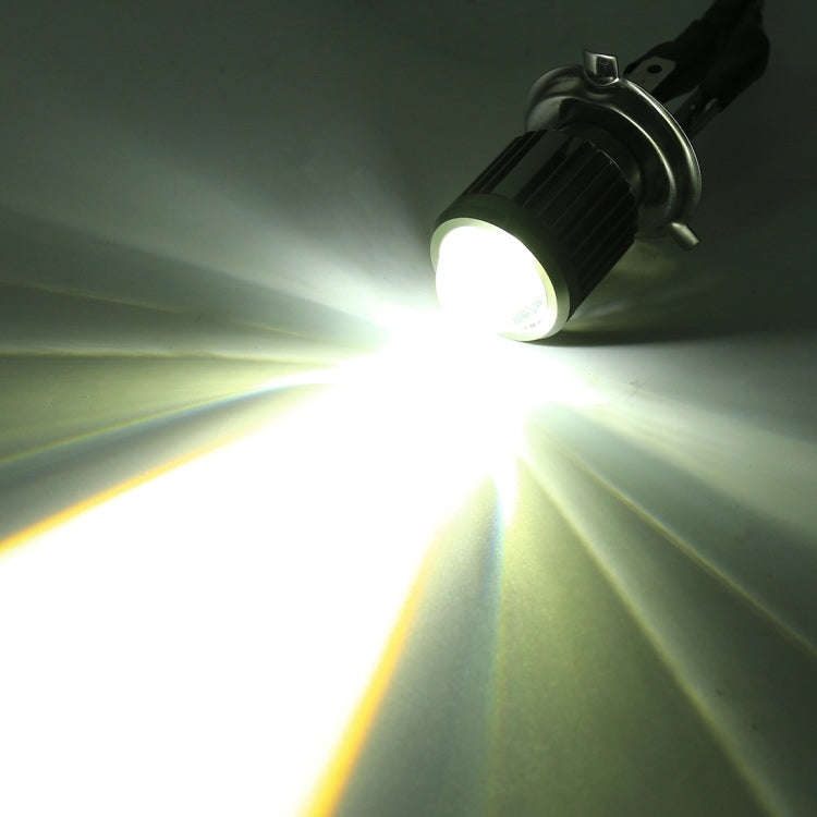 BA20D DC12-80V / 10W / 6000K / 3000K / 800LM Bicolor Motorcycle Headlights with Projector Lens, B...