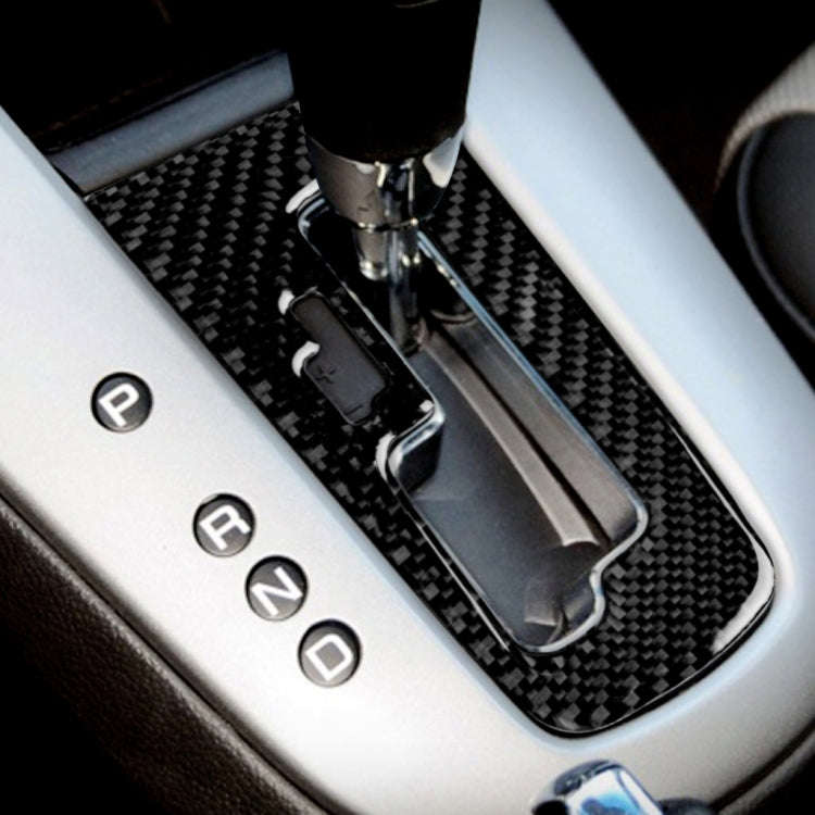 Car Carbon Fiber Center Control Gear Shift Position Panel Decorative Sticker for Chevrolet Cruze ...
