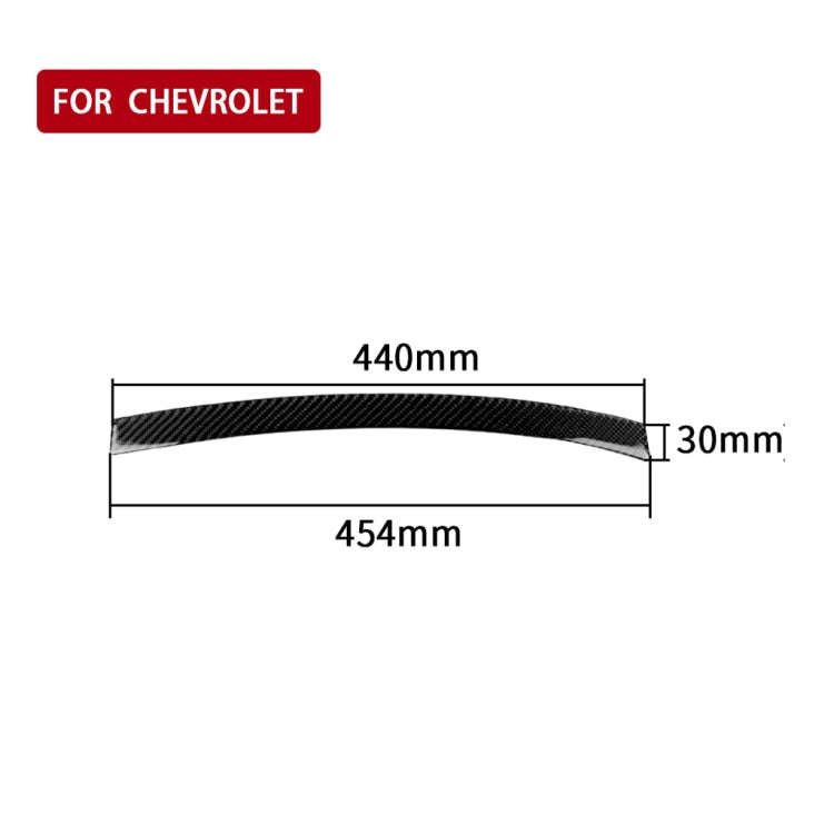 Car Carbon Fiber Dashboard Decorative Stripe for Chevrolet Cruze 2009-2015, Right Drive, Dashboar...