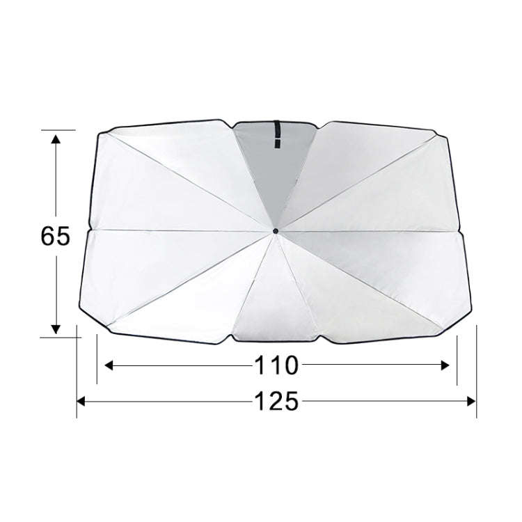Car Retractable Sunshade Sunscreen Heat Insulation Front Windshield Sunshade, Small Size, Small Size