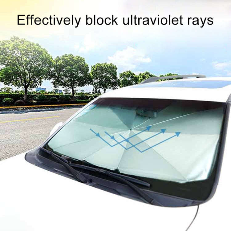 Car Retractable Sunshade Sunscreen Heat Insulation Front Windshield Sunshade, Small Size, Small Size