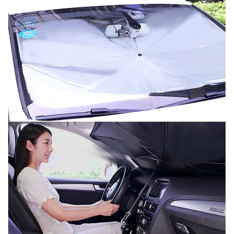 Car Retractable Sunshade Sunscreen Heat Insulation Front Windshield Sunshade, Small Size, Small Size