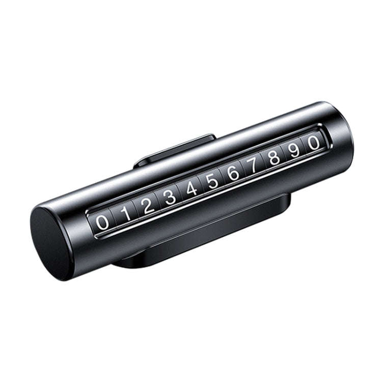 Car Metal Roller Creative Temporary Parking Card Parking Number Card, Metal Roller(Black), Metal ...