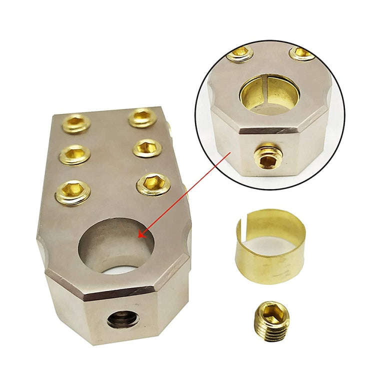 1 Pair Car Audio Modified Battery Connector Lead Acid Battery Terminal Connector, Audio Terminal