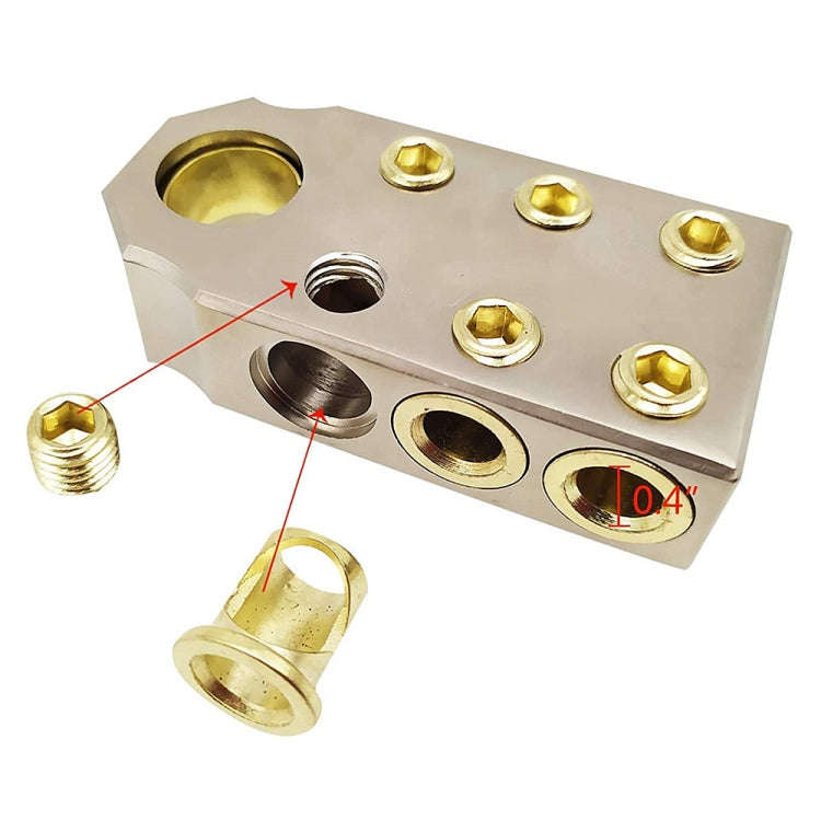 1 Pair Car Audio Modified Battery Connector Lead Acid Battery Terminal Connector, Audio Terminal