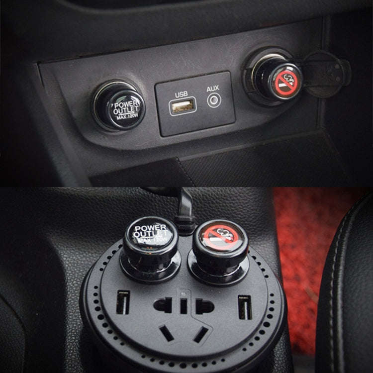 2 PCS / Set Car Cigarette Lighter Dust Cover Plug, Car Cigarette Lighter Dust Cover