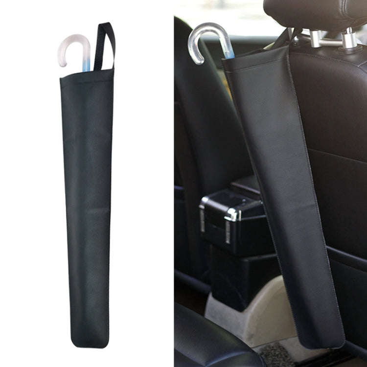 Waterproof Foldable Car Umbrella Cover Storage Bag, Black