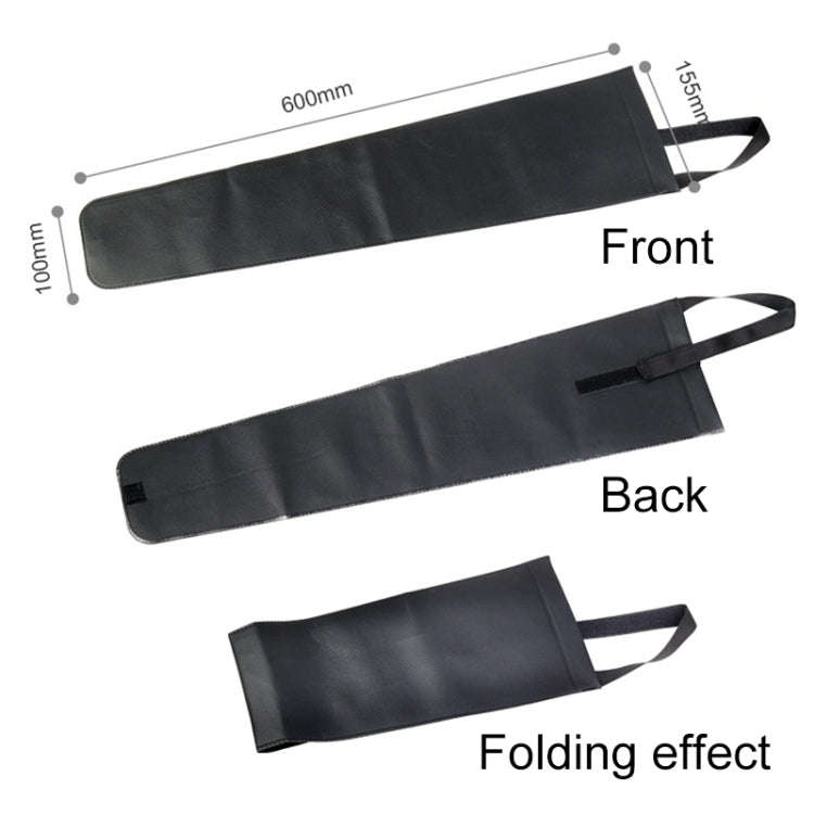 Waterproof Foldable Car Umbrella Cover Storage Bag, Black