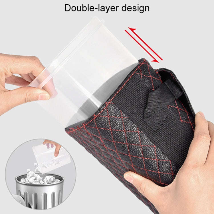 Car Back Seat Hook Garbage Can Car Storage Box