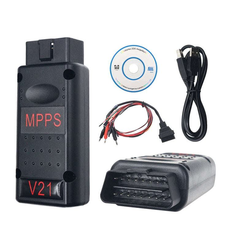 MPPS V21 Main + Tricore + Multiboot EDC Flash / Eeprom Checksum OBD2 Car Diagnostic Interface, V2...