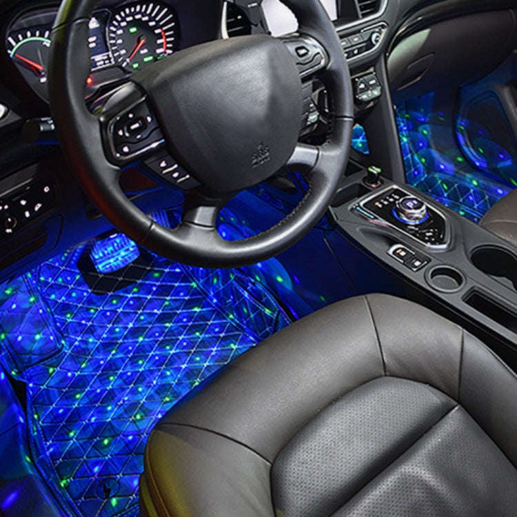 Universal Car  LED Atmosphere Lights Emergency Foot Light Voice Control Version, Voice Control Ve...