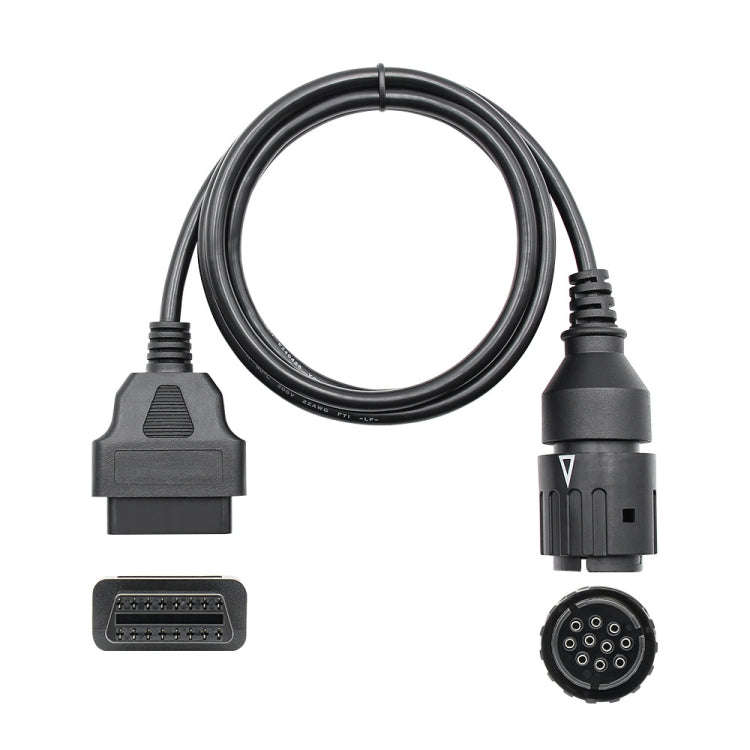 Motorcycle OBD Cable 10PIN to 16PIN Connector Cable for BMW, For BMW