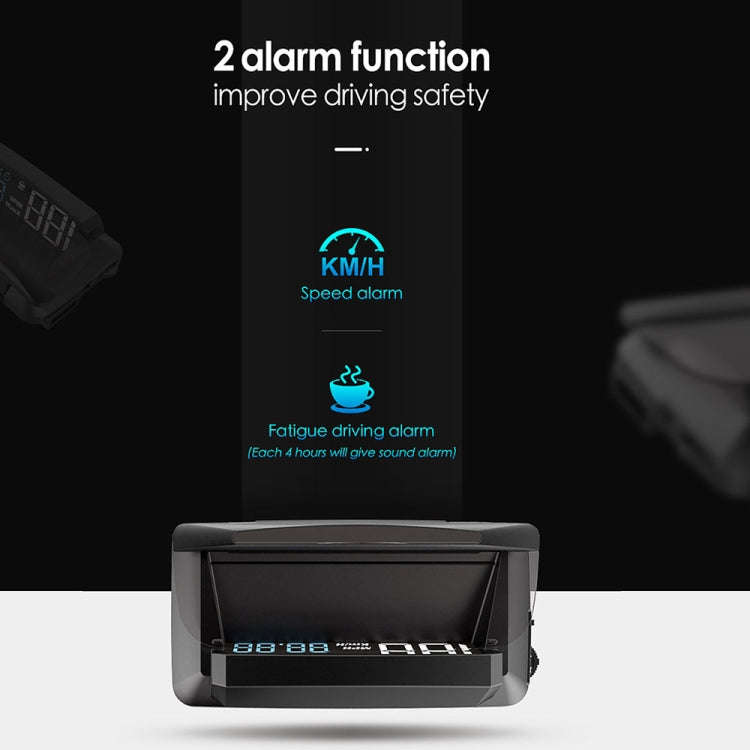 H400G Car 3.5 inch GPS Mode HUD Head-up Display Support Speed / Time / Distance Display, H400G