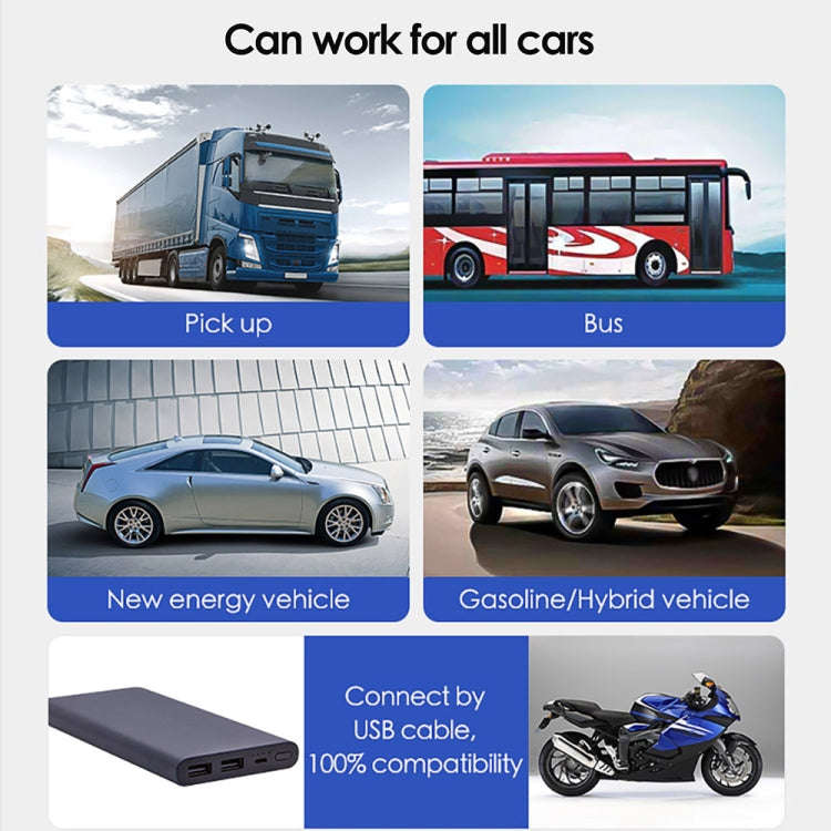 H400G Car 3.5 inch GPS Mode HUD Head-up Display Support Speed / Time / Distance Display, H400G