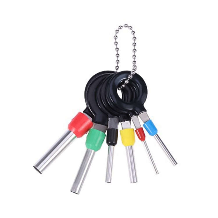 6 in 1 Car Plug Circuit Board Wire Harness Terminal Extraction Pick Connector Crimp Pin Back Need...
