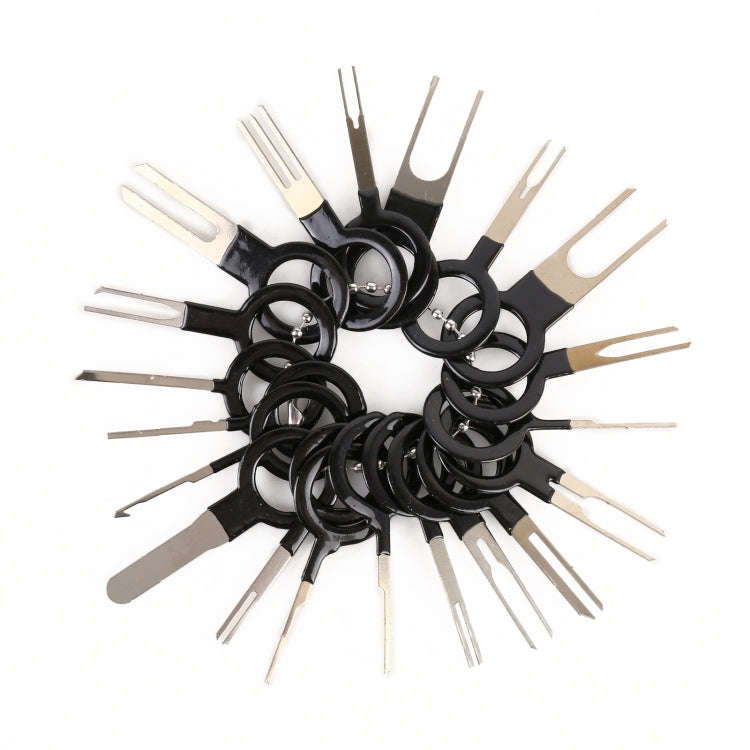41 in 1 Car Plug Circuit Board Wire Harness Terminal Extraction Pick Connector Crimp Pin Back Nee...