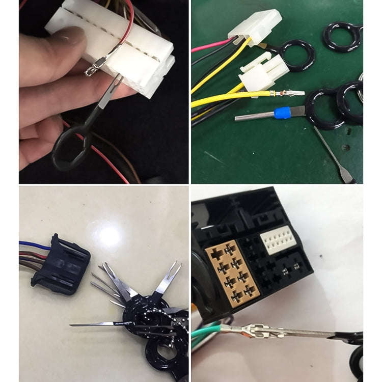 41 in 1 Car Plug Circuit Board Wire Harness Terminal Extraction Pick Connector Crimp Pin Back Nee...