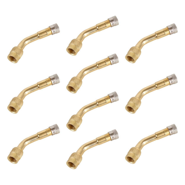 10 PCS Balance Car Inflatable Nozzle Extension Rod Elbow Extension Nozzle, Angle: 135 Degree, 135...