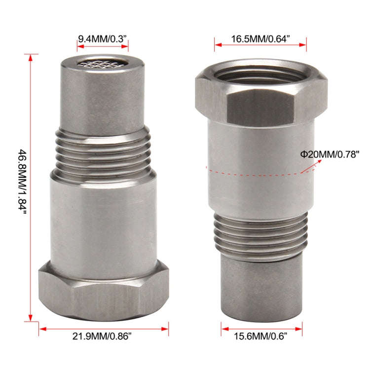 Car Oxygen O2 Sensor Spacer M18x1.5 Adapter Bung Catalytic Converter, M18x1.5