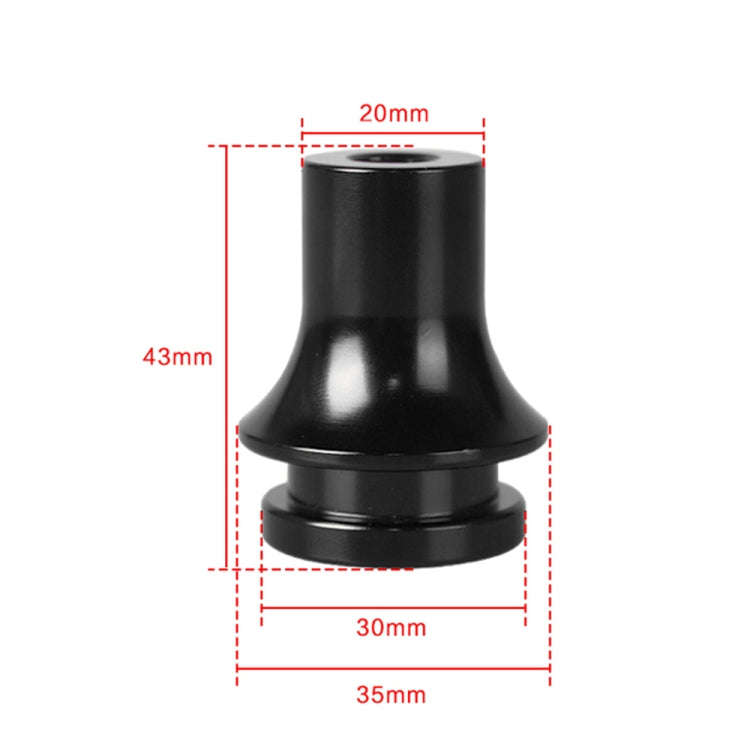 Car Gear Head Adapter Gear Lever Base Connector Stopper M12x1.25 with 3 Copper Adapter