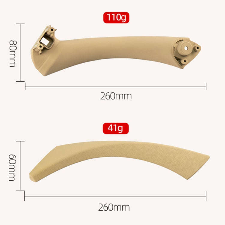 Car Right Side Inner Armrest Door Handle Assembly for BMW E90 2005-2012, Left and Right Drive Uni...