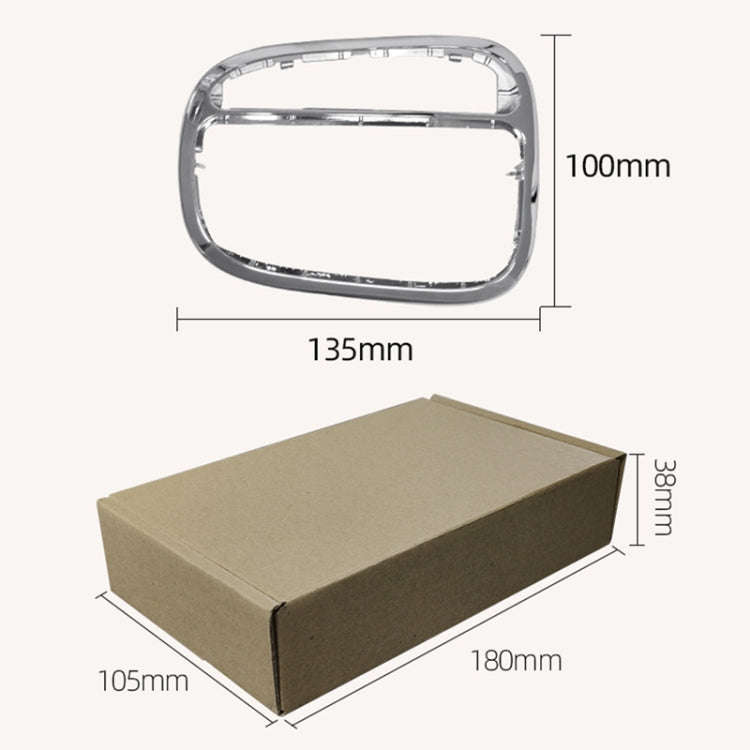 Car Gear Lever Plating Decorative Frame for Benz C-class W203 Before 2007, Left Driving, Gear Lev...