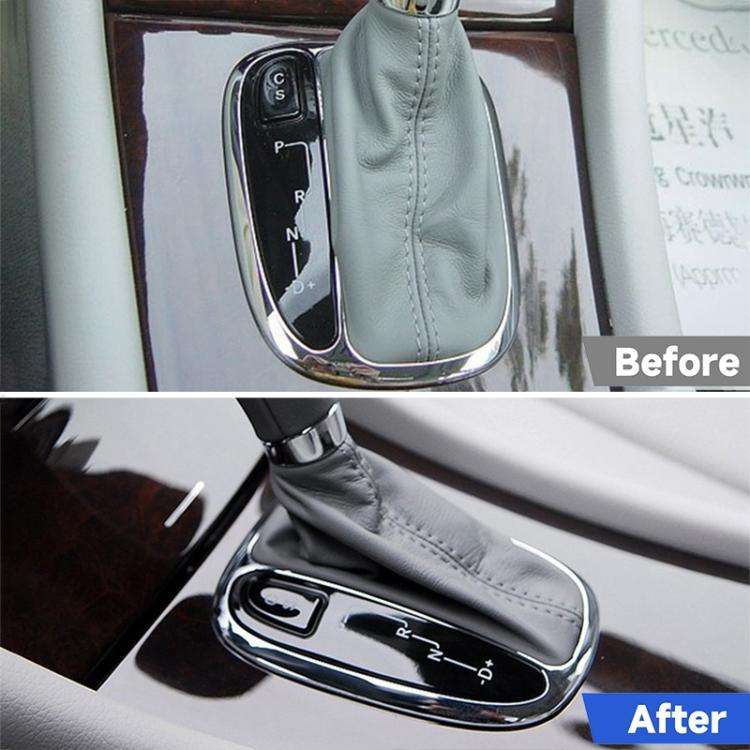Car Gear Lever Plating Decorative Frame for Benz C-class W203 Before 2007, Left Driving, Gear Lev...