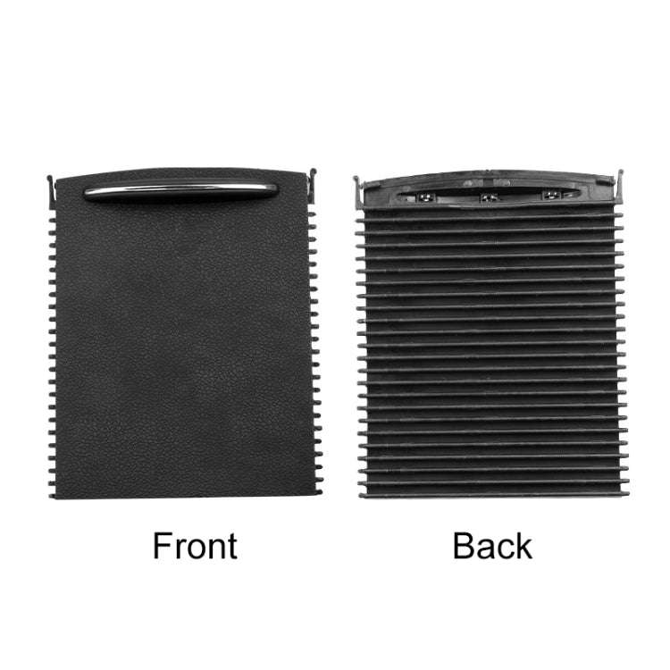 Car Water Cup Holder Roller Blind Zipper Storage Box Trim for Mercedes-Benz W203 Before 2007, For...