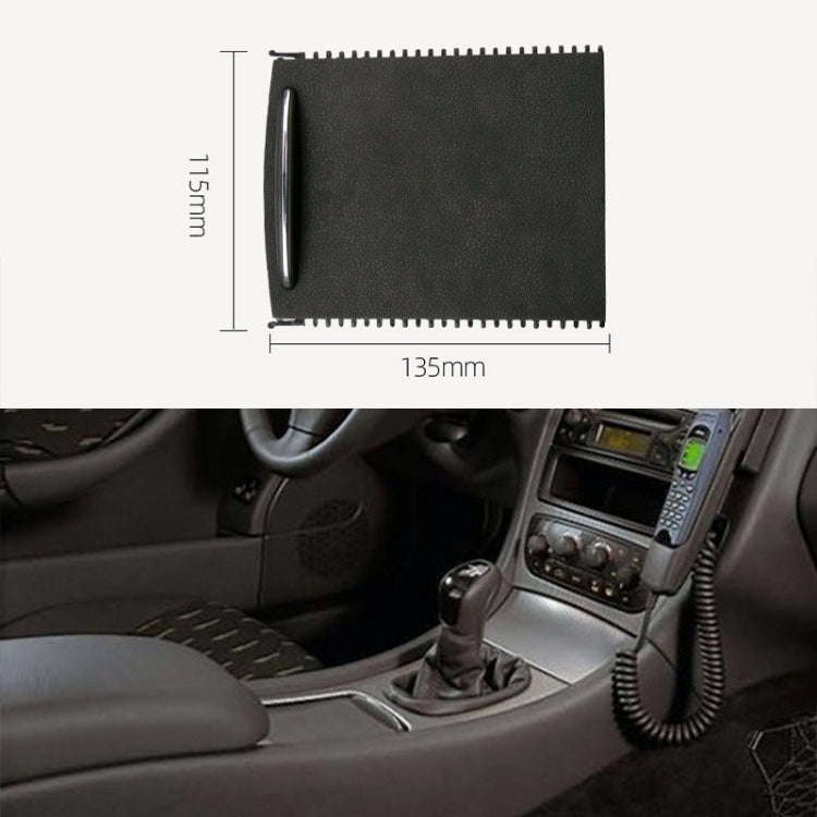Car Water Cup Holder Roller Blind Zipper Storage Box Trim for Mercedes-Benz W203 Before 2007, For...