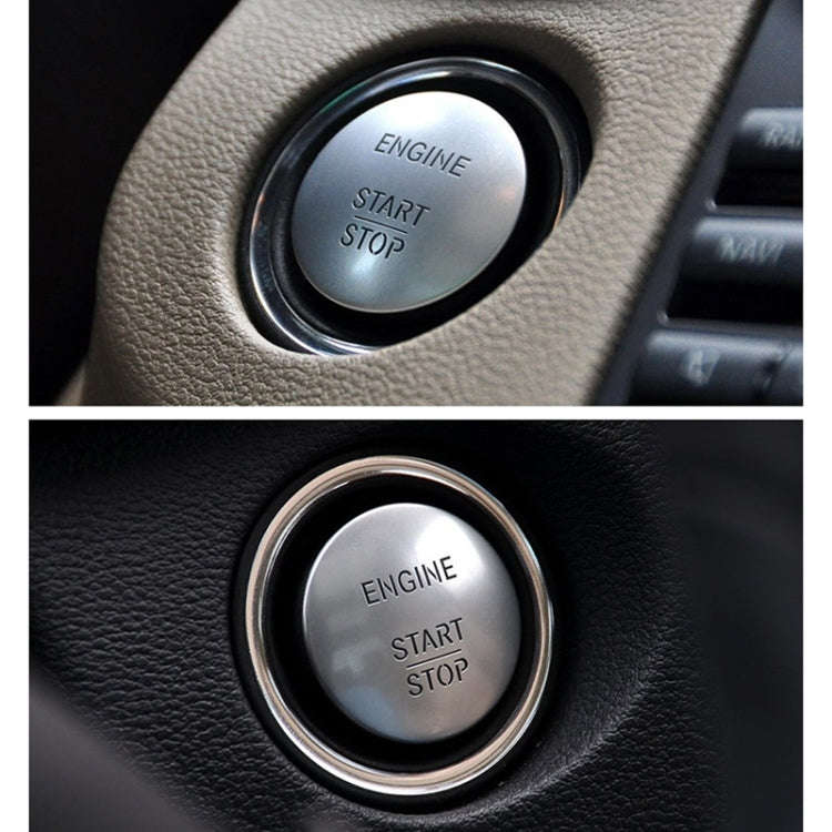 Car Keyless One-key Start Button Switch 2215450714 for Mercedes-Benz W164 / W205, Red
