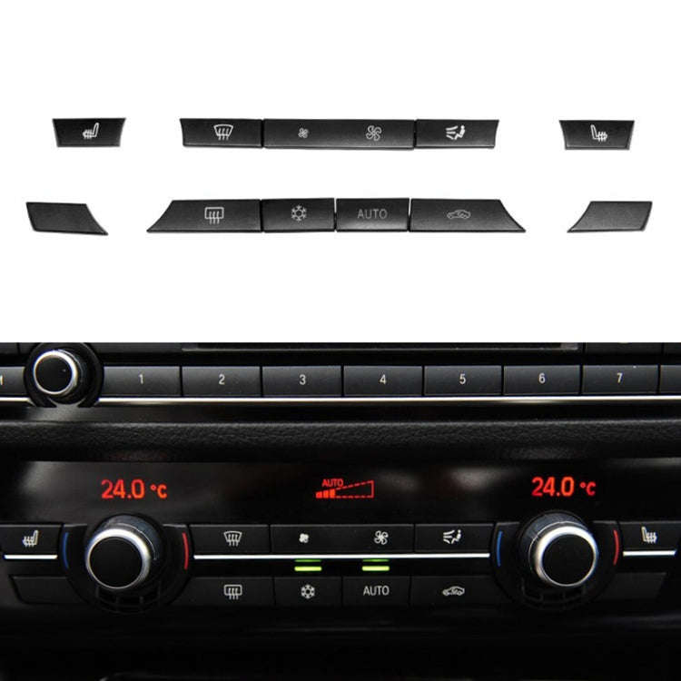Car Air Conditioner Panel Switch Button 11-button 61319313923 for BMW  F10 / F07 / F02, 11-button
