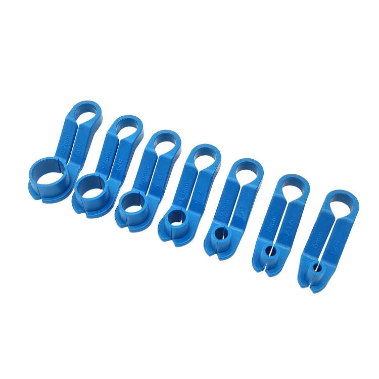 ZK-078 7 in 1 Car Fuel Line Angled Disconnect Tool Set, 7 in 1