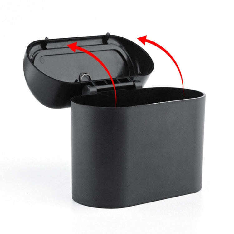 Vehicle Trash Can Bin Rubbish Bin Organizer Car-mounted Trash Storage Box, Trash Can Bin