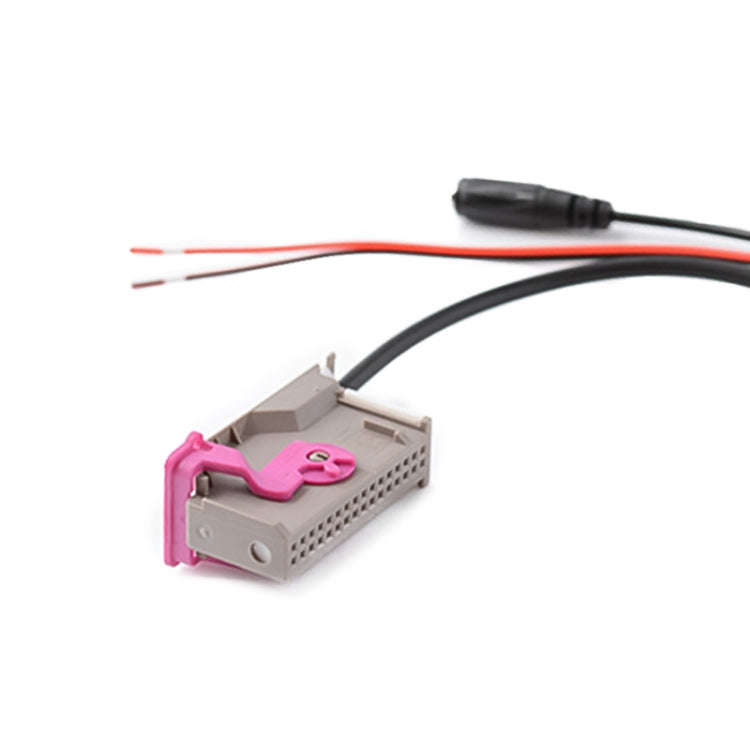 Car RNS-E 32PIN Bluetooth Music + MIC Call AUX Audio Cable for Audi A3 A4 A6 A8 TT R8, For Audi A...