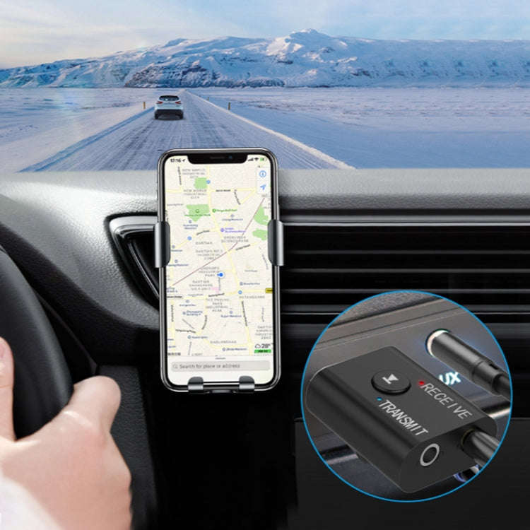 M188 Car Bluetooth Transmitter Receiver with Microphone Support Hands-free Call, M188