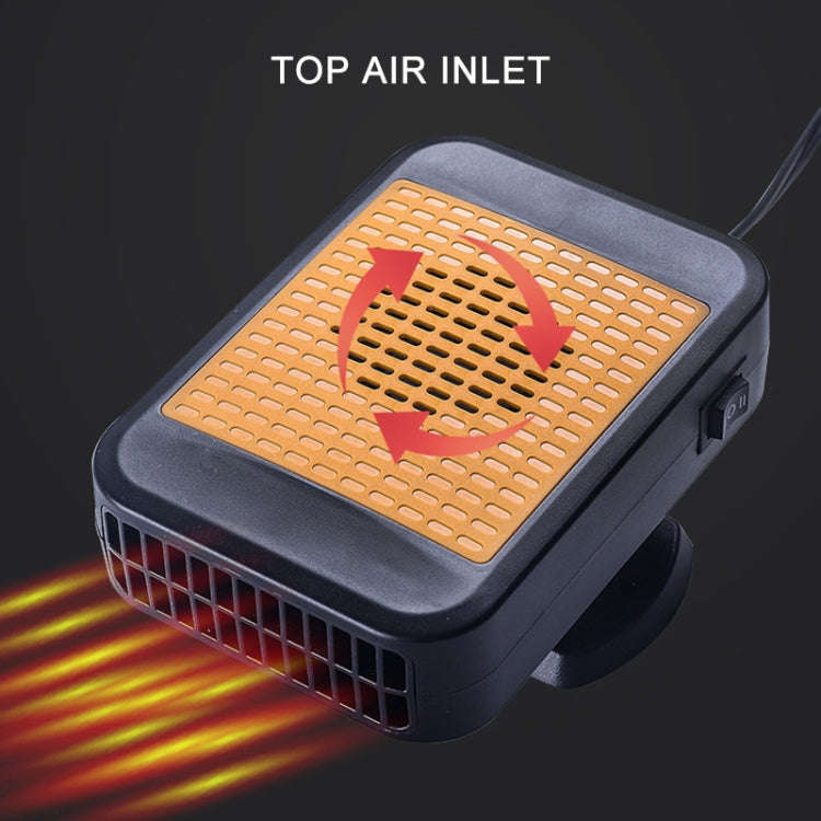 12V Car Hollow Heater Multifunctional Front Windshield Defroster and Demister, 12V (Orange), 24V ...