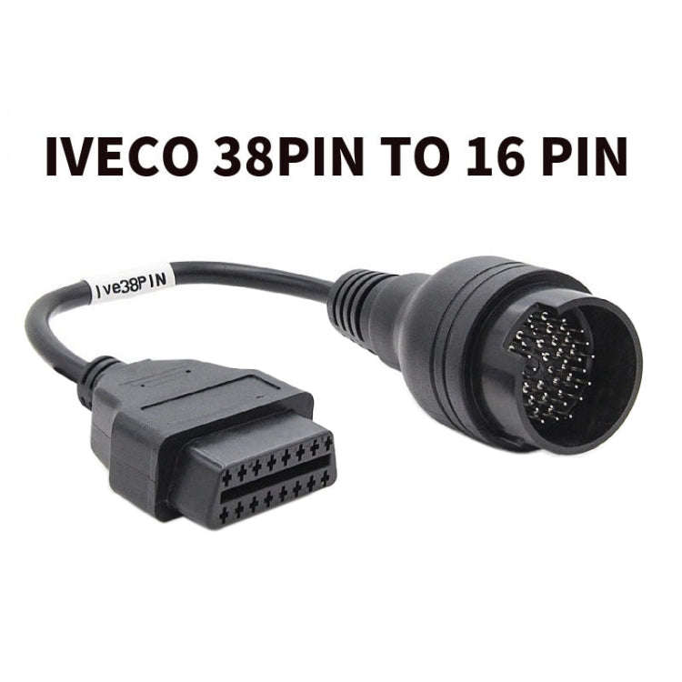 38 Pin to OBD2 Truck Cable for IVECO, For IVECO