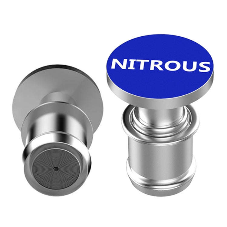 2 PCS 12V Car / Motorcycle NITROUS Letter Metal Cigarette Lighter Cigarette Butt, NITROUS