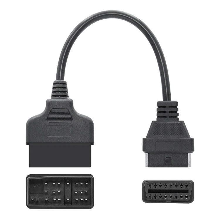 22Pin to 16Pin Car OBD2 Conversion Cable OBDII Diagnostic Adapter Cable for Toyota, OBD2 Conversi...