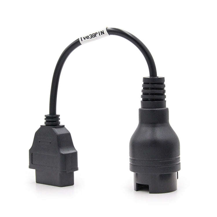 38Pin to 16Pin Truck OBD2 Conversion Cable OBDII Diagnostic Adapter Cable for Iveco, 38Pin to 16P...