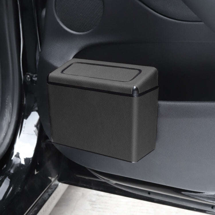 Car Plastic Trash Can Large Capacity Interior Accessories Box