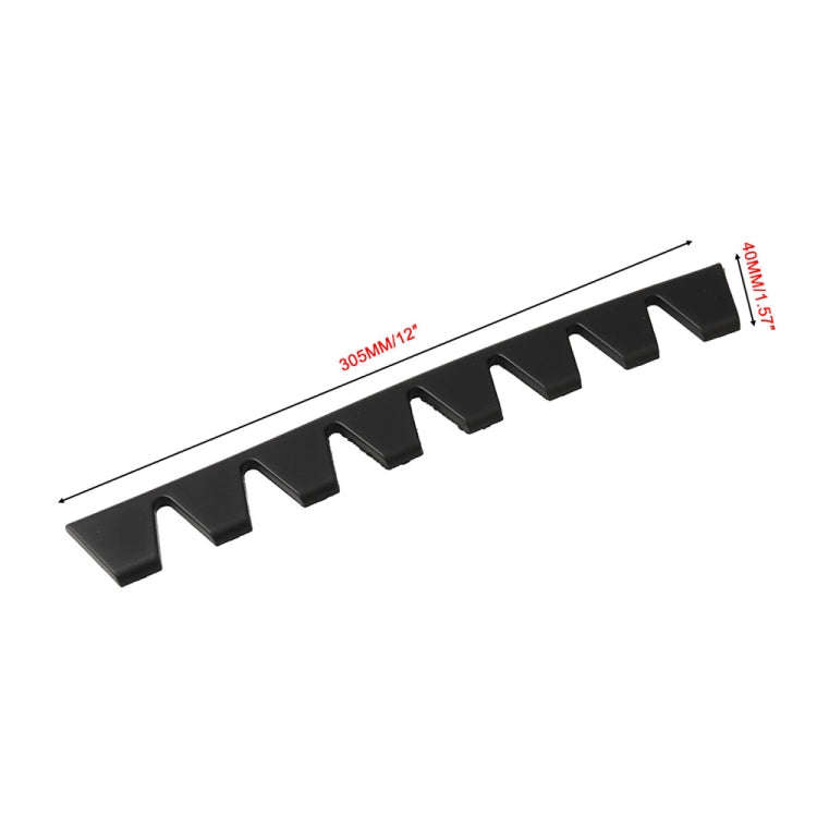 Car Modified Bumper Guard Kit Black, Black