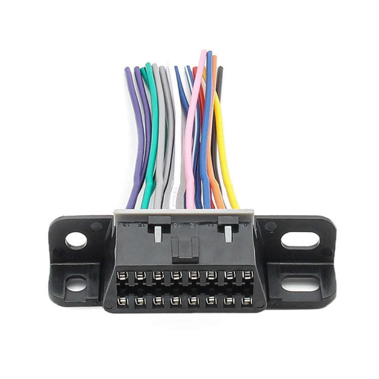J1962F OBD2 16Pin Terminal Version Female Connector, Cable length: 10cm, 16Pin