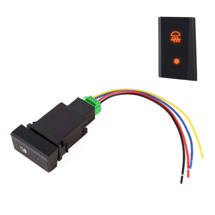 TS-18 Car Fog Light On-Off Button Switch with Cable for Hyundai Accent, For Hyundai Accent