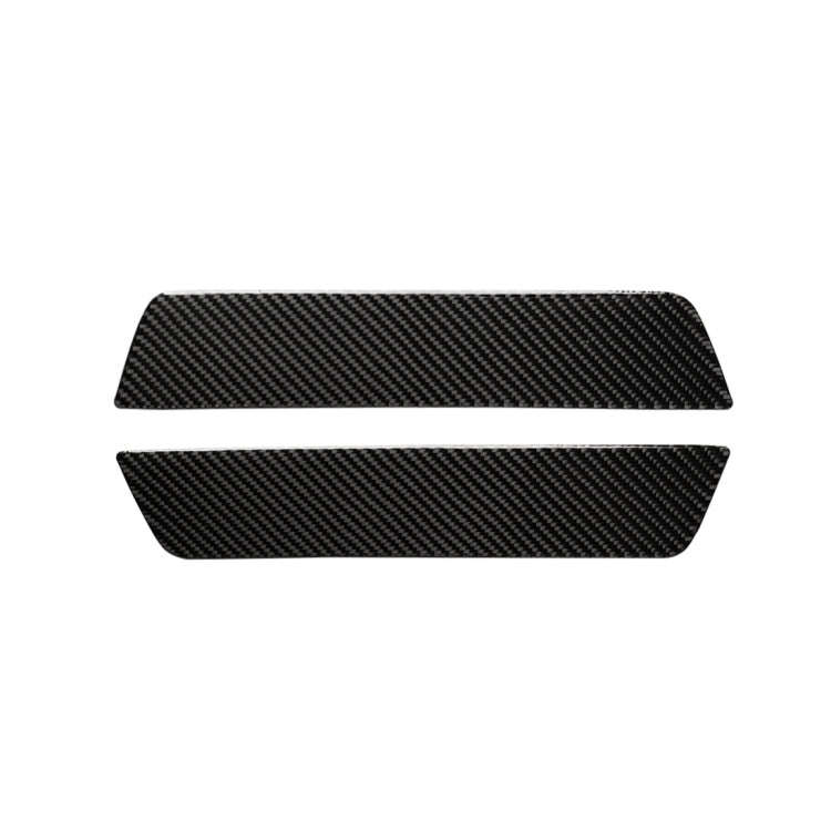 2 PCS Carbon Fiber Car Back Door Threshold Decorative Sticker for Tesla Model 3, Back Door Threshold