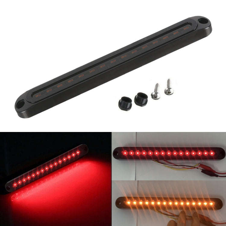 MK-013 Spotlight Dynamic Car Tail Light Signal Lamp Indicator Strobe Flashing Warning Light 12-24...