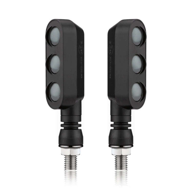 2 PCS KC050 Motorcycle LED Turn Signal Running Brake Light, KC050