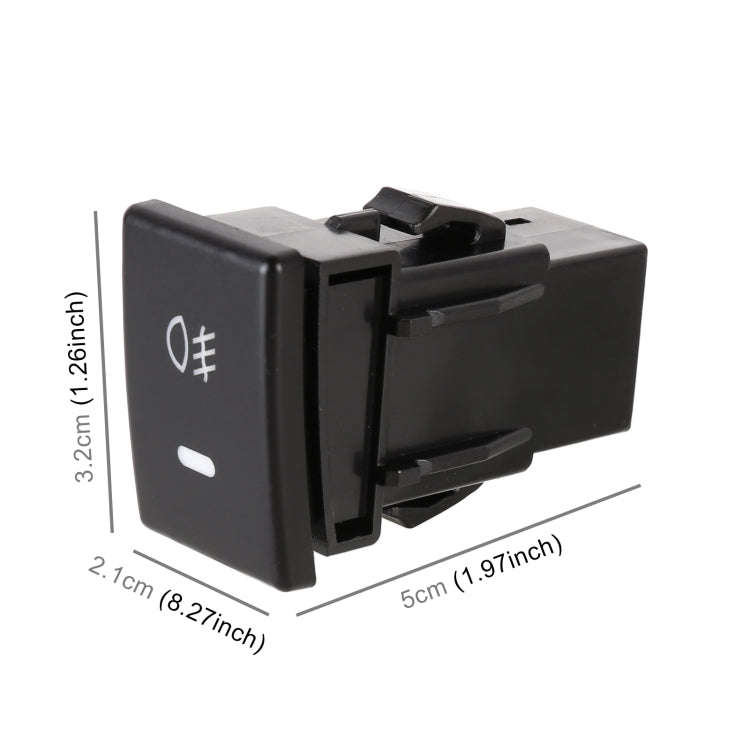 TS-16 Car Fog Light On-Off Button Switch with Cable for Isuzu mu-X, For Isuzu mu-X