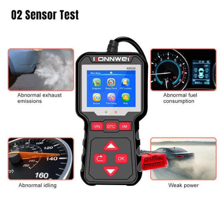 KONNWEI KW320 Car OBD2 Fault Diagnosis Tool, KW320