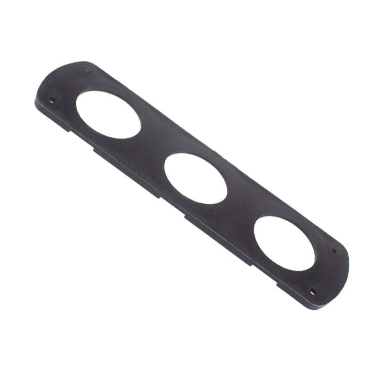 5 PCS 3-Hole Car Modified USB Charging Voltmeter Cigarette Lighter Panel, 3-Hole